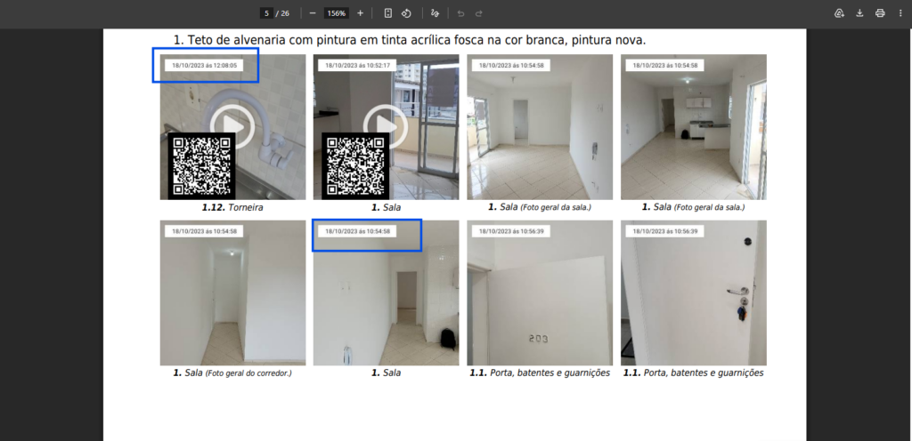 Configurar data nas mídias da vistoria no Pleno para mostrar data da captura ou data da vistori